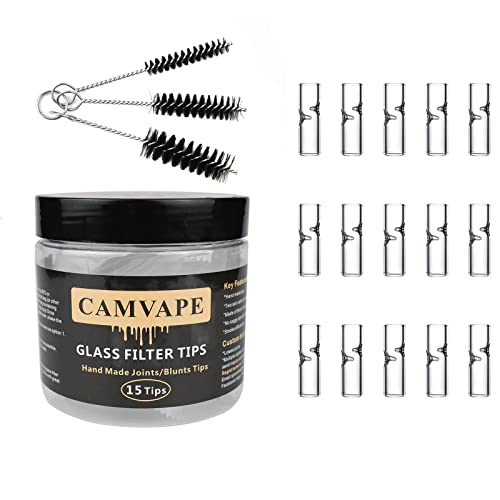 Premium Small Size Glass Filter Tips, Reusable...