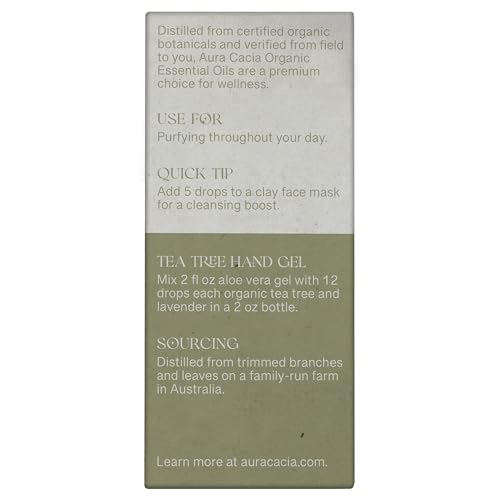 Aura Cacia Tea Tree Aceite Esencial 0.25 fl oz miniatura 3