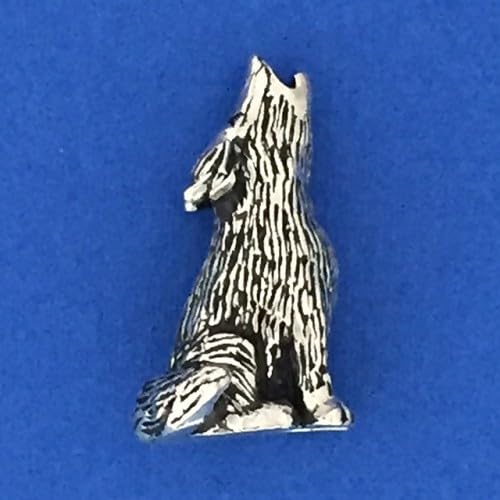 Basic Spirit Wolf Miniature Figurine Handcrafted Gift for Home Decorative Collection