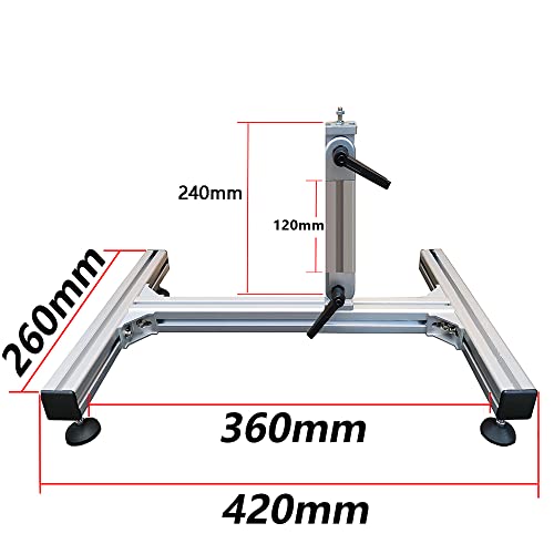 Actuador lineal en aleación de aluminio con base de succión y brazo extensible 7