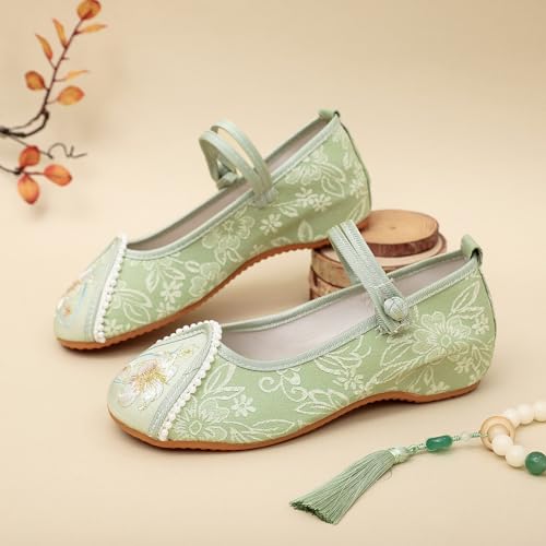 Mary Jane Shoes Chinese Embroidered Slip On Ballet Flats for Womens4