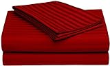 3 PC Set (1 Fitted Sheet and 2 Pillow Cover) 100% Long Staple Egyptian Cotton, 450 Thread Count, 45 CM Deep Pocket of Fitted Sheet, Bedding Set, Soft...