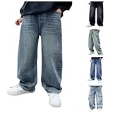 jean enfants primark Polyvalence：Faciles à associer avec divers vêtements, ces jeans se marient parfaitement avec des t-shirts, des sweats à capuche ou des vestes, s’adaptant à toutes les occasions, qu’elles soient décontractées ou stylées.