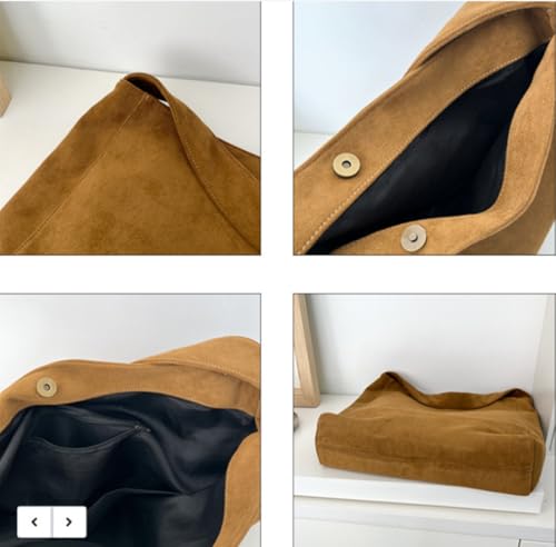Bolso Hobo Mujer de Ante Estilo Slouchy miniatura 6