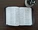 NLT Compact Giant Print Zipper Bible, Filament Enabled (LeatherLike, Woven Cross Gray, Red Letter)