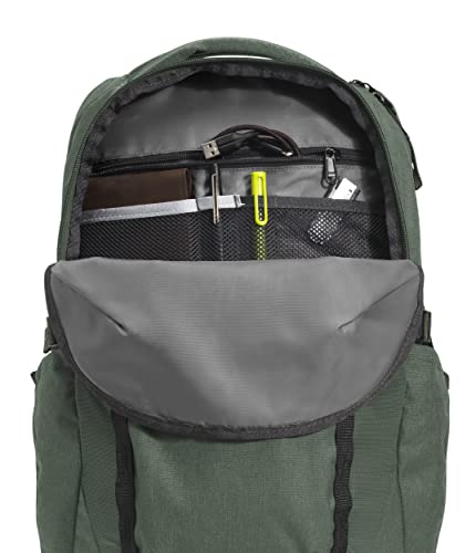 The-North-Face-Pivoter-School-Laptop-Backpack-Thyme-Light-HeatherTNF-Black-One-Size
