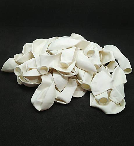 Shreeja CollectionsShreeja Collections White Balloons Pack of 50 Balloons