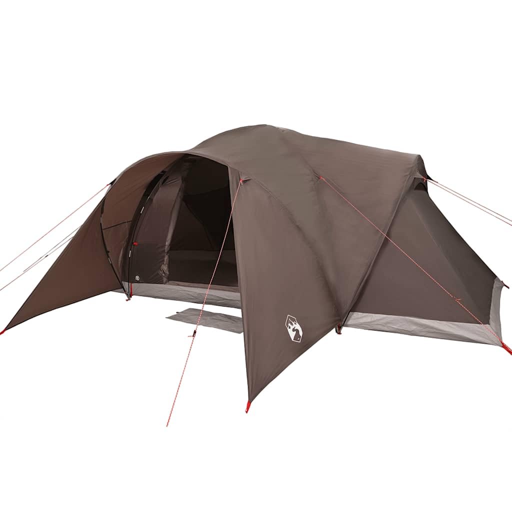 Genérico Tienda de campaña Familiar iglú 6 Personas Impermeable marrón,Deportes,Actividades al Aire Libre,Camping y Senderismo,Tiendas de campaña-4009471