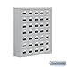 Cell Phone Storage Locker - 7 Door High Unit (8 Inch Deep Compartments) - 35 A Doors - Aluminum - Surface Mounted - Resettable Combination Locks
