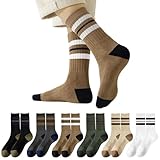 [SLEEPSINERO] 靴下 メンズ スポーツソックス 【抗菌防臭・吸湿速乾・三重脱げ防止】 メンズ靴下 綿 通気性 吸汗 消臭 伸縮 滑り止め 蒸れない スニーカー ソックス ランニング 登山 通勤 通学 6足セット 四季適用 (セットB)