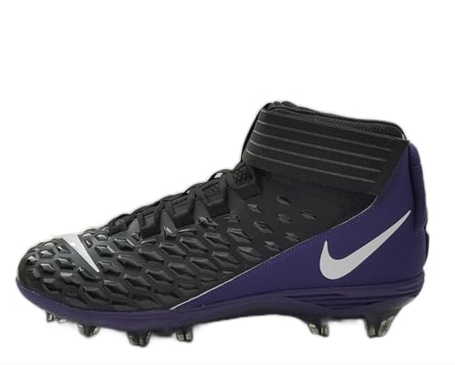 Nike Force Savage Pro 2 BV3969-003 Black-Court Purple Men's Football Cleats 13 US