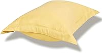Vista 4 de uxcell Paquete de 2 fundas de almohada de microfibra cepillada suave con cierre de sobre, estándar (20 x 26 pulgadas), color amarillo suave