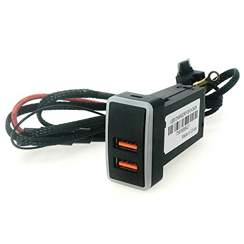 Quick Charge 3.0 Dual Car USB Power Socket Output 5V 9V 12V for Smart Phone PDA iPad iPhone 2 Port Charger for Honda Models