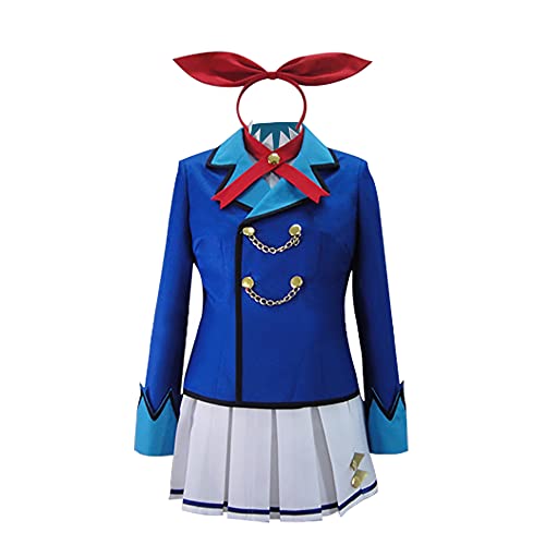 NIXU Anime Aikatsu Friends Hoshimiya Ichigo Cosplay Costume Uniform Tailor made (XXXXL-ExtraExtraExtraExtra Large, blue)