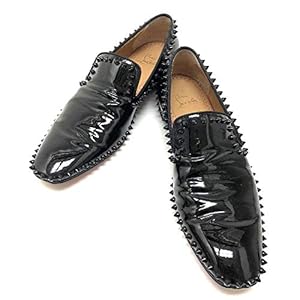 ［Christian Louboutin］ (クリスチャンルブタン) スタッズ ローファー 靴 革靴 レザーシューズ 靴その他 パ..." 