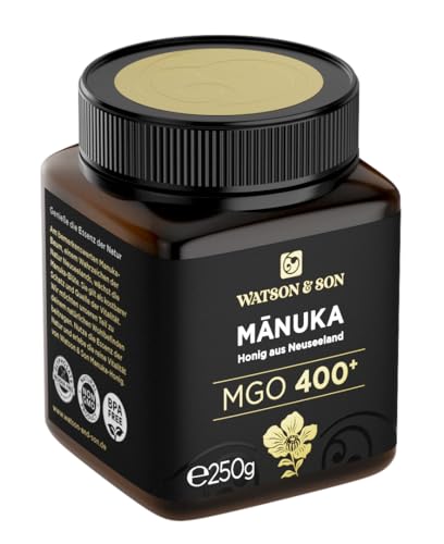 Watson & Son Manuka Honig MGO 400+ 250g | Premium Qualität aus Neuseeland