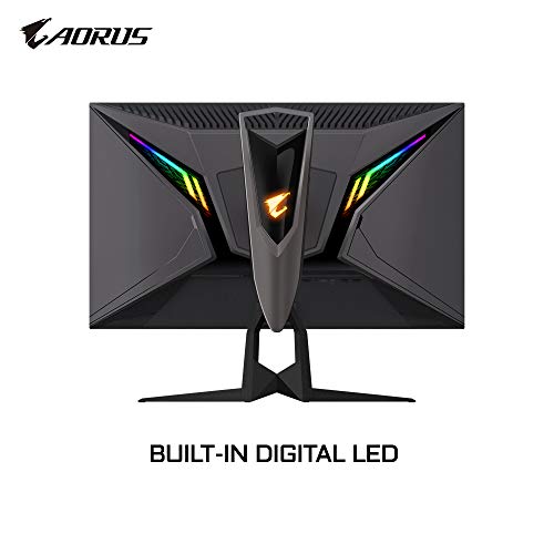 AORUS-FI27Q-6858-cm-27-Frameless-Gaming-Monitor-Quad-HD-1440p-95-DCI-P3-Color-Accurate-IPS-Panel-1ms-165Hz-HDR-G-SYNC-Compatible-and-FreeSync-Premium-VESA-Zero-Bright-Dot-Policy Aorus Fi27Q, 27 Inch (68.58 cm) Frameless Gaming LCD Monitor, Quad Hd 2560 X 1440 Pixels, 95% Dci-P3 Color Accurate IPS…