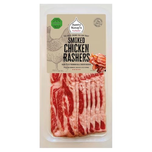 Aunty Norays Halal Smoked Rashers Chicken 100g