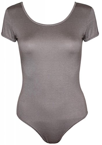 Body sans manches femme ajusté haut moka extensible taille 36 38 40 42