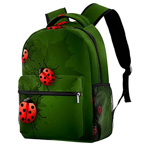 Sac à dos voyage coccinelles anti-fuite avec son porte-gourde externe adapté aux enfants