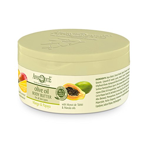 Aphrodite-Olive-Oil-Body-Butter-with-Mango-Papaya-200ml Aphrodite Olive Oil Body Butter with Mango & Papaya 200ml - Image 1