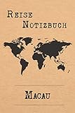 Reise Notizbuch Macau: 6x9 Reise Journal I Notizbuch mit Checklisten zum Ausfüllen I Perfektes Geschenk für den Trip nach Macau (Macau) für jeden Reisenden - Macau Publishing 