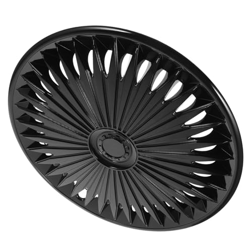 Hub Cover Noir Anneome Couvre-Roue Facile à Installer et Pratique