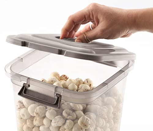 Image of Nakoda 800 Everyday Container Storage Box for Multipurpose Use,Color May Vary - 7.5 litre, (23 x 22.8 x 23.8) cm