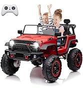 Amazon.com: GarveeLife 24V 2 Seater Kids Ride On Toy for Big Kids
