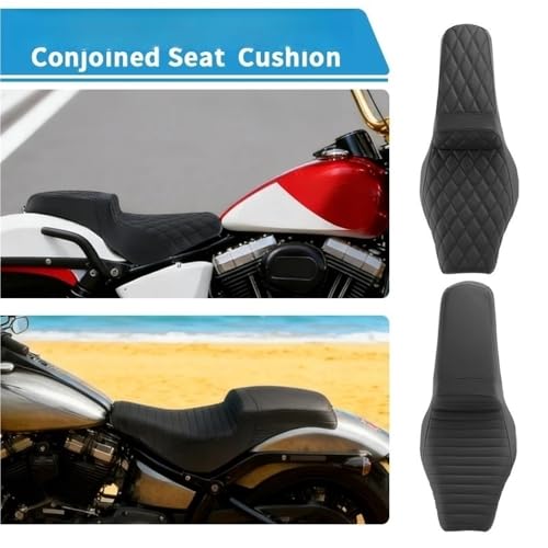 Asiento modificado Softail de doble altura con espuma ergonómica 5