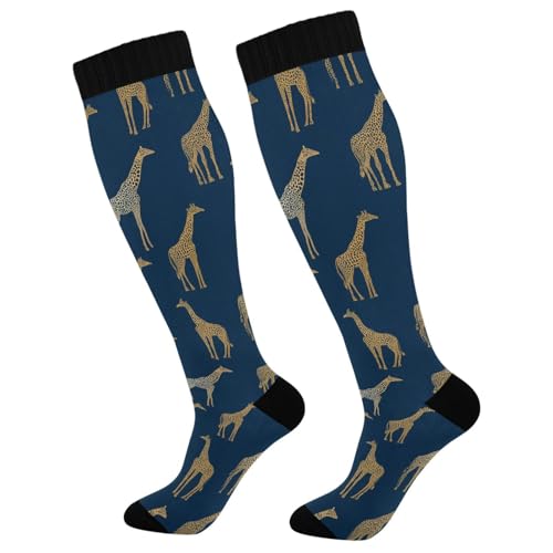 Image of Compression Socks for Women & Men, Knee High Socks for Circulation Medical Running Athletic Nurse Travel