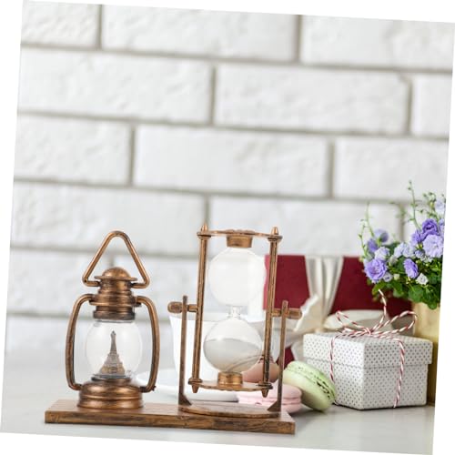 SEWOART Decoração Ornamento Resina Artesanato Adorno Para Casa Relógio De Areia Ampulheta Desktop