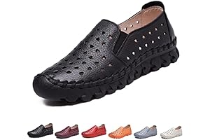 Women's Soft Leather Ortho 4D Pain Relief Loafers