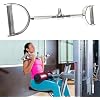 Cable Machine Attachment, Straight Bar with Double D Handles, Revolving Tricep Press Down Bar with Non-Slip Handles, Fitness Machine Accessories