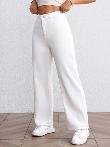 Image of KOTTY Women's Straight Fit High-Rise Stretchable Jeans