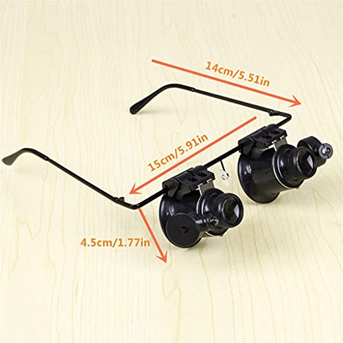 Loupe avec lumières LED et lunettes d'aide à la réparation Selfless Dedication - 4