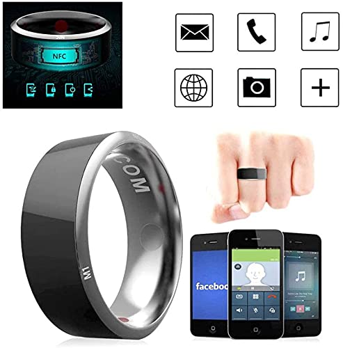 R3 Smart Ring, Leagway Waterproof Dust-Proof Fall-Proof Smart Ring for Android Windows NFC Mobile Phone, Multifunction Magic Finger Ring for Samsung Xiaomi HTC LG Sony Motorola Nokia (#12)