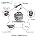CELEWELL 【5-Year Warranty 5 Pack CR1225 3V Lithium Battery