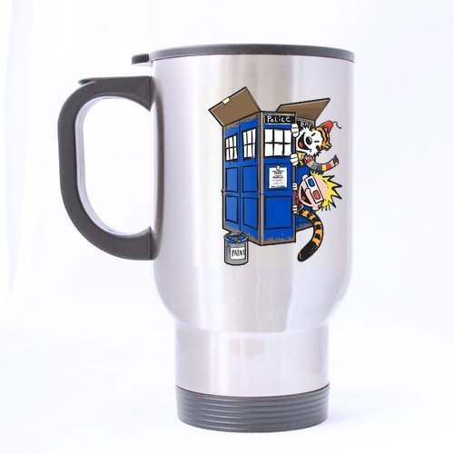 Mensuk Custom Office Home Cup Coffee/Tea Travel Mug Calvin And Hobbes Doctor Who