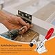 Kniehebelspanner, 8 Stück Schnellspanner, Knebelklemme, Kleiner Waagrechtspanner, Anti-Rutsch Knebelklemme, Clamp Handwerkszeug, für Schweißarbeiten, Mechanische Arbeiten