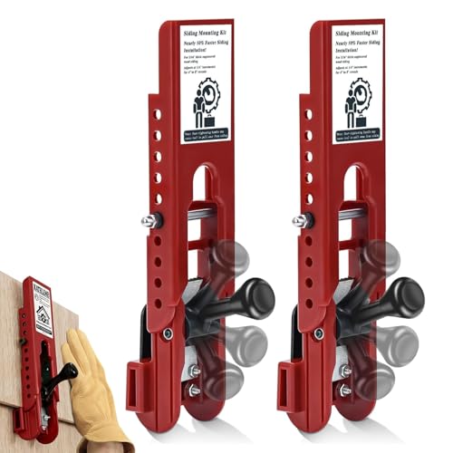 Kit de montage de parement Gecko Gauge avec encadrements réglables 5/16 pouces pour poseur