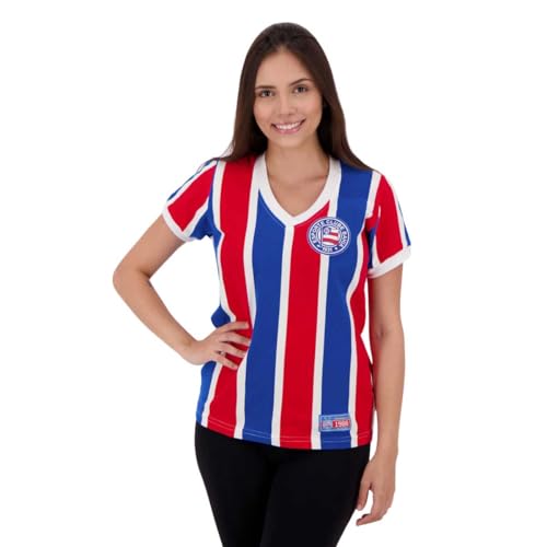 Retr&ocirc;Mania Camisa Feminina EC Bahia 1988