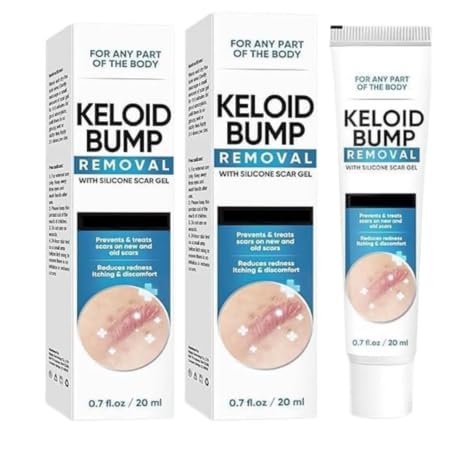 Keloid Bump Removal Gel, Advanced Silicone Scar Gel for Old and New Scars, Reduces Redness and Itching, 20g (2)-image-16