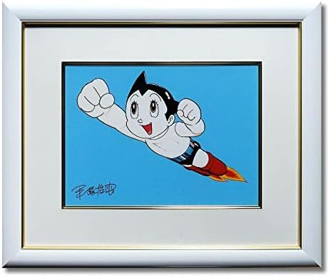 手塚治虫 アトム 十万馬力 青 ブルー 真作保証 アニメ 漫画 開店記念セール 版画 絵画