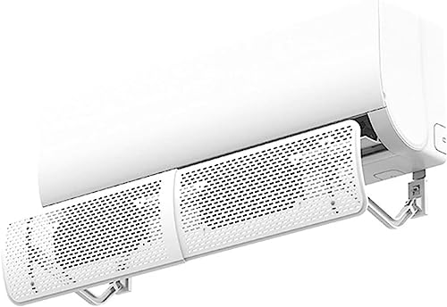 Pare-brise de climatisation rétractable et déflecteur d'air blanc pour le bureau