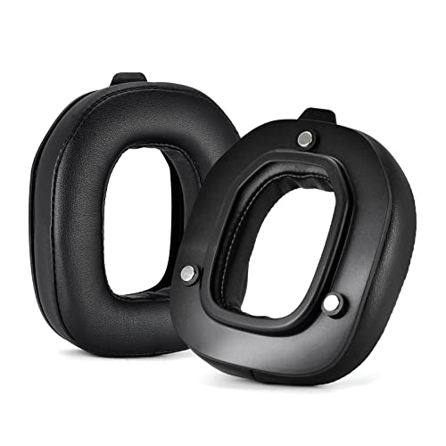 Astro A50 Gen 4 Ohrpolster, Yizhet 1 Paar Ersatz Ohrpolster Kompatibel mit Logitech Astro Gaming A50 Gen4 Headset mit Memoryschaum Schwarz PU Leder (Schwarz)
