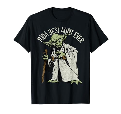T-shirt Star Wars Yoda Best Aunt Ever : montrez à votre tante qu'elle est unique