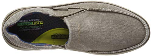 Skechers Men's Status 2.0-Mosent Moccasins, Green