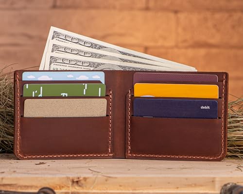 Dungeon Master Wallet, Gift for Him, Mens Bifold Wallet, Gift For Father D&D Leather Wallet Handmade Mens Husband Gift, Boyfriend Gift, Geek Gift, Fathers Day Gift k444