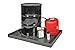 Enpac 5002-BK Polyethylene 2-Drum Economy Spill Shell, 45